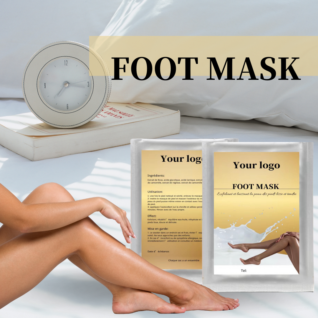 High Quality Natural foot skin care peeling foot mask peeling exfoliating foot sock